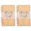 2Pcs Wooden Wedding Guest Book Sign Message Notebook 2