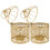 4 Pcs Iron Birdcage Candlesticks Portable Tealight Hanging Lanterns 10