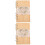 2Pcs Wooden Wedding Guest Book Sign Message Notebook 5