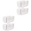 4 Pcs Stackable Plastic Water Bottle Storage Rack For Kitchen Cabinet 5
