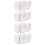 4 Pcs Stackable Plastic Water Bottle Storage Rack For Kitchen Cabinet 7