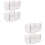 4 Pcs Stackable Plastic Water Bottle Storage Rack For Kitchen Cabinet 8