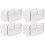 4 Pcs Stackable Plastic Water Bottle Storage Rack For Kitchen Cabinet 4