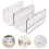 4 Pcs Stackable Plastic Water Bottle Storage Rack For Kitchen Cabinet 11