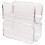 4 Pcs Stackable Plastic Water Bottle Storage Rack For Kitchen Cabinet 3