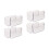 4 Pcs Stackable Plastic Water Bottle Storage Rack For Kitchen Cabinet 6