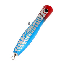 7.1in 3oz Basswood Popper Fishing Lure for Trout Tuna Bass GT Fish