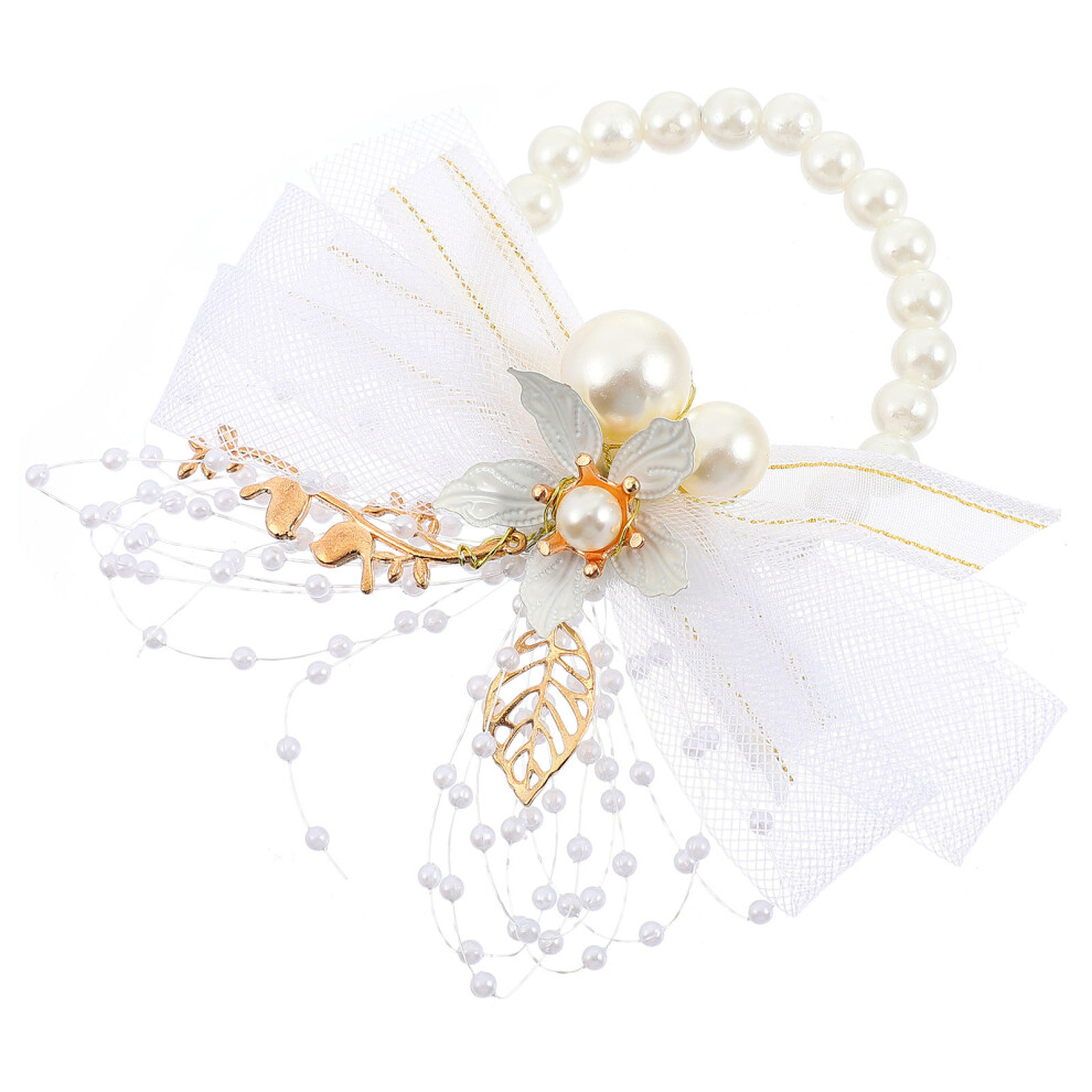 3 Pcs Handmade Wrist Flower Wedding Bride Ornament-image-OPC-PKXNPXQ-NEW