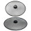 2Pcs Stainless Steel Frying Pan Splash Guard Mesh Lid 3