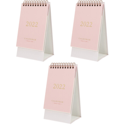 3 Pcs Desk Calendar For Time Management And Office Planning 2
