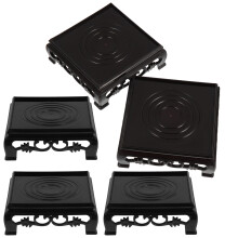 10 Pcs Plastic Square Shelf Stand For Tank Vase Display Plant Base
