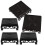 10 Pcs Plastic Square Shelf Stand For Tank Vase Display Plant Base 1