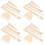 4 Sets Hand Stick Wooden Crochet Needle Weaving Comb 7
