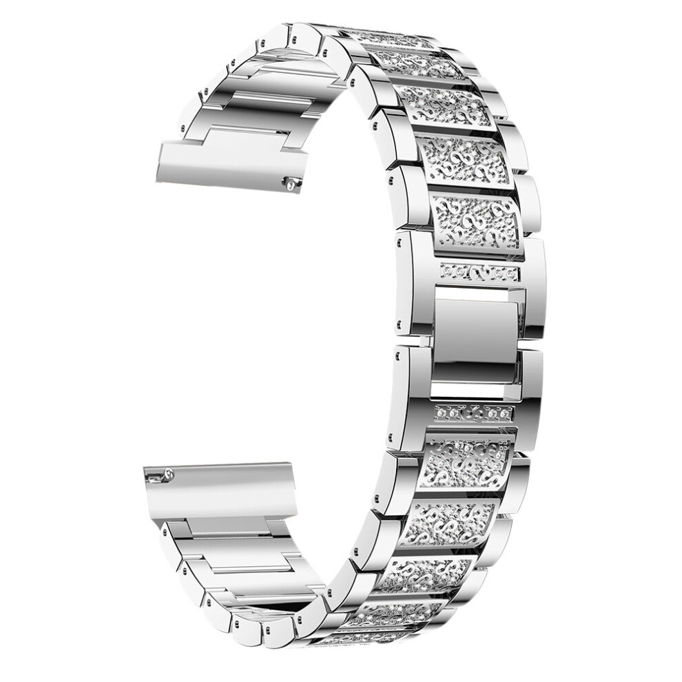 3Pcs Watch Accessories Stylish Durable Bands For Smartwatch Silver 033759330135