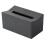 1Pc Plastic Waterproof Toilet Paper Holder Wall Mounted Dark Grey 5