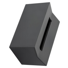 1Pc Plastic Waterproof Toilet Paper Holder Wall Mounted Dark Grey