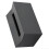 1Pc Plastic Waterproof Toilet Paper Holder Wall Mounted Dark Grey 7