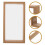 2Pcs Dried Flower Bouquet Shadow Box Frame Double Sided HD Storage 11