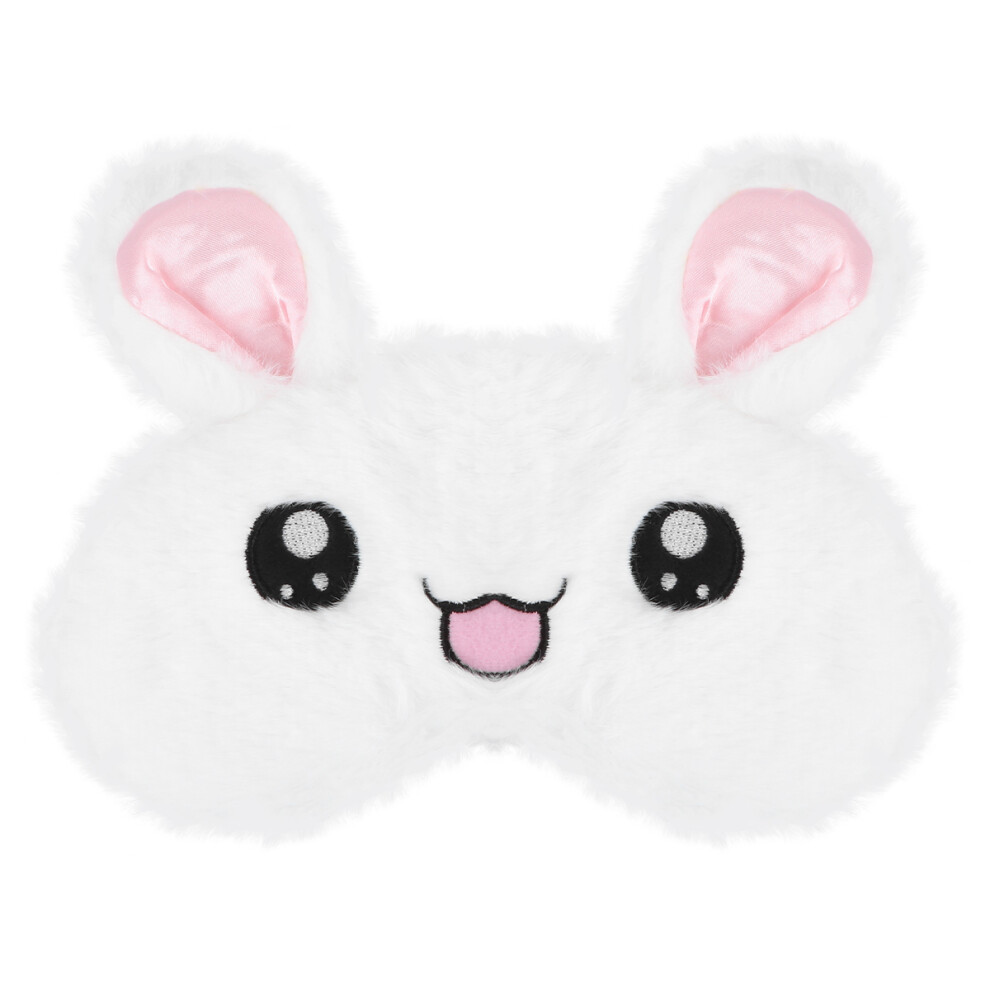 Aboofan 1Pc Rabbit Plush Eye Mask Deer Design Lightweight Sleep Eyeshade