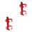 2Pcs Heavy Duty Fire Extinguisher Bracket Wall Mount For Vehicle 2kg 6