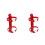 2Pcs Heavy Duty Fire Extinguisher Bracket Wall Mount For Vehicle 2kg 9