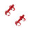 2Pcs Heavy Duty Fire Extinguisher Bracket Wall Mount For Vehicle 2kg 5
