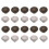 20Pcs Jeans Fastener Button Snap Detachable No Sew Pants 5