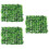 3Pcs Square Artificial Grass Mat For Fish Tank Decoration 7