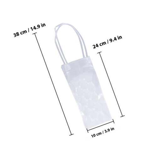 2 Pcs 750ml PVC Double-Sided Freezer Chilling Cooler 2