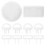 100 Pcs Child Proof Outlet Covers Electrical Safety Plugs For Babies 2