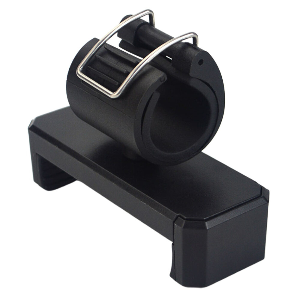 2 Pcs Simple Cellphone Holder Lock Catch Phone Clip For Outdoor Black 3363282489411