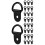 2pcs 30pcs D-Ring Tie Downs & Hangers for Frames Mirrors 5