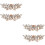 2 Pairs Shiny Crystal Shoe Buckles For Wedding Decor 6
