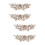 2 Pairs Shiny Crystal Shoe Buckles For Wedding Decor 7