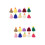20 Pcs Knitted Hat Craft Accessories Mini Colorful Caps Decor 7
