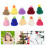 20 Pcs Knitted Hat Craft Accessories Mini Colorful Caps Decor 8