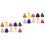 20 Pcs Knitted Hat Craft Accessories Mini Colorful Caps Decor 4