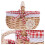 1Pc Outdoor Picnic Basket For Home Restaurant Fruit Storage 3