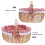 1Pc Outdoor Picnic Basket For Home Restaurant Fruit Storage 11
