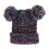 2Pcs Kids Knit Hat With Two Pompons For Winter Warmth (12) 9