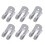 30 Pcs Windproof Clothes Clips Large Plastic Non-Slip Light Grey 1