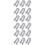 30 Pcs Windproof Clothes Clips Large Plastic Non-Slip Light Grey 8