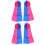 2 Pairs Kids Rubber Training Flippers For Swimming 5