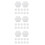36 Pcs Felt Hexagon Self-Adhesive Wall Memo Board 8