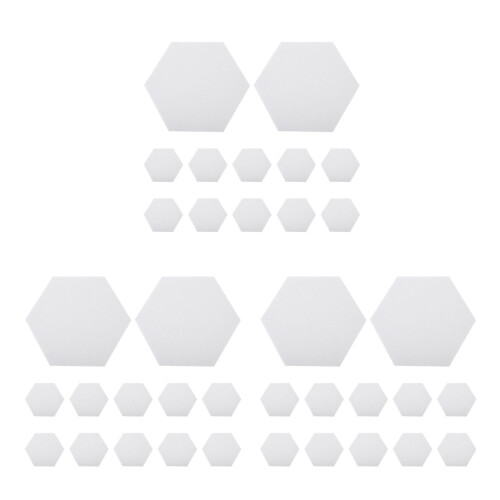 36 Pcs Felt Hexagon Self-Adhesive Wall Memo Board 2