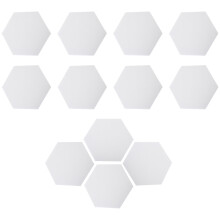 36 Pcs Felt Hexagon Self-Adhesive Wall Memo Board