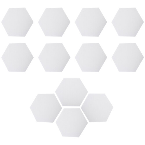 36 Pcs Felt Hexagon Self-Adhesive Wall Memo Board