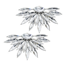 10 Pcs Rhinestone Shoe Buckles Elegant Bride Clips Bridal Accessories
