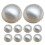 50 Pcs Bridal Veil Weights Magnetic Double Sided Artificial Pearls 3