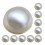 50 Pcs Bridal Veil Weights Magnetic Double Sided Artificial Pearls 1